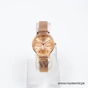 Alternative view of Olivia Burton Women's Quartz Rose Gold Stainless Steel Rose Gold Dial 30mm Watch HM1121 (Like New)