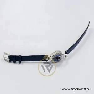 Versace Women’s Quartz Swiss Made Dark Blue Leather Strap Blue Dial 34mm Watch VE7900220-1 (Like New) - Image 8