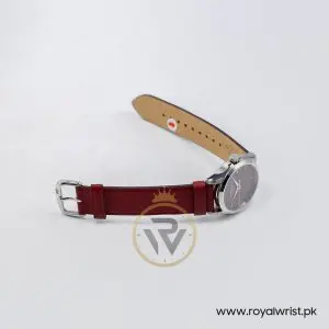 Tissot Women’s Quartz Swiss Made Red Leather Strap Maroon Dial 33mm Watch T035.210.16.371.00 (Like New) - Image 7