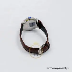 Tissot Women’s Quartz Swiss Made Dark Brown Leather Strap Maroon Dial 33mm Watch T035.210.16.371.00-1 (Like New) - Image 9
