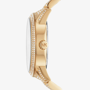 Alternative view of Michael Kors Women’s Quartz Gold Stainless Steel Crystal Pave Dial 42mm Watch MK6789 (Like New)
