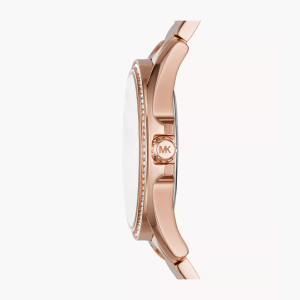 Alternative view of Michael Kors Women’s Quartz Rose Gold Stainless Steel Blue Dial 39mm Watch MK6930