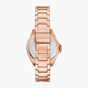 Alternative view of Michael Kors Women’s Quartz Rose Gold Stainless Steel Silver Dial 39mm Watch MK4853