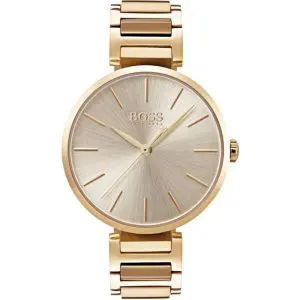 Hugo Boss Women’s Quartz Gold Stainless Steel Gold Dial 36mm Watch 1502415