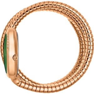 Alternative view of Just Cavalli Women’s Quartz Rose Gold Snake Stainless Steel Green Dial 22mm Watch JC1L228M0055