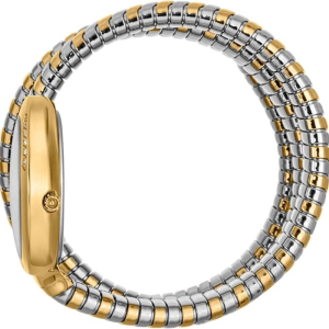 Alternative view of Just Cavalli Women’s Quartz Two-Tone Snake Stainless Steel Silver Dial 22mm Watch JC1L228M0065