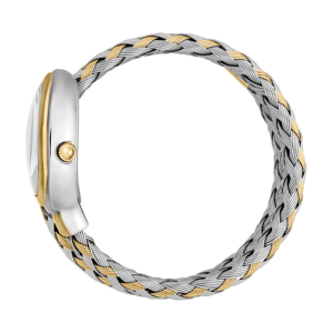 Alternative view of Just Cavalli Women’s Quartz Two-Tone Snake Stainless Steel White Mother Of Pearl Dial 22mm Watch JC1L264M0055