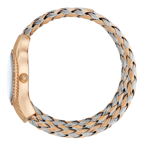 Alternative view of Just Cavalli Women’s Quartz Two-Tone Snake Stainless Steel Blue Dial 23mm Watch JC1L305M0065