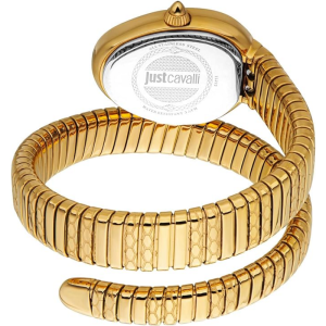 Just Cavalli Women’s Quartz Gold Snake Stainless Steel Green Dial 23mm Watch JC1L222M0035 - Image 3