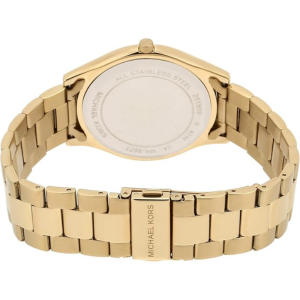 Michael Kors Women’s Quartz Gold Stainless Steel Gold Dial 44mm Watch MK8671 (Like New) - Image 3