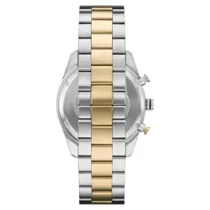 Emporio Armani Men’s Quartz Two-Tone Stainless Steel Black Dial 42mm Watch AR11678 - Image 3