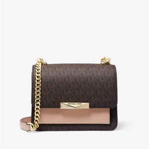 Michael Kors Jade Small Shoulder Bag – Brown Signature 32T9GJ4C0B