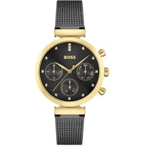 Hugo Boss Women’s Quartz Black Stainless Steel Black Dial 36mm Watch 1502627