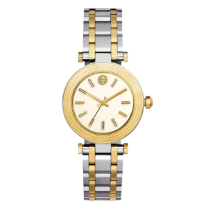Tory Burch Women’s Quartz Two-Tone Stainless Steel Cream Dial 28mm Watch TBW9014