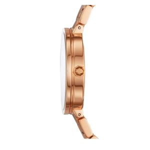 Tory Burch Women’s Quartz Rose Gold Stainless Steel Cream Dial 36mm Watch TBW4028