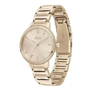 Hugo Boss Women’s Quartz Rose Gold Stainless Steel Rose Gold Dial 34mm Watch 1502540