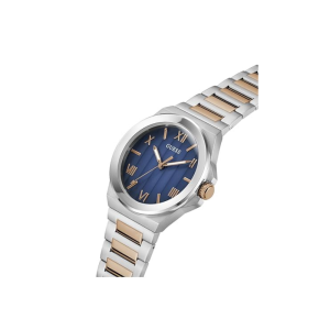 Guess Men's Quartz Two-Tone Stainless Steel Blue Dial 44mm Watch GW0789G4