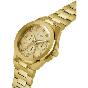 Guess Men's Quartz Gold Stainless Steel Gold Dial 46mm Watch GW0798G2