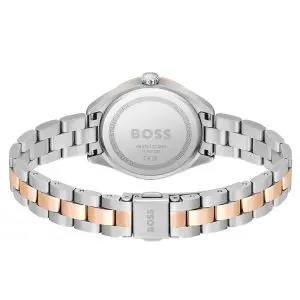 Alternative view of Hugo Boss Women’s Quartz Two-tone Stainless Steel Silver Dial 32mm Watch 1502727