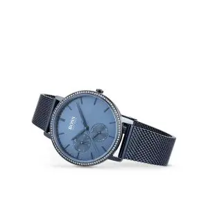 Alternative view of Hugo Boss Women’s Quartz Blue Stainless Steel Blue Dial 35mm Watch 1502518