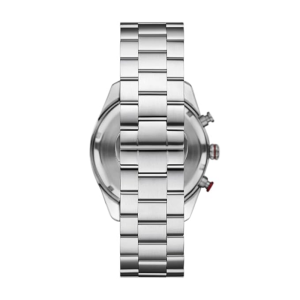 Emporio Armani Men’s Chronograph Quartz Silver Stainless Steel Beige Dial 42mm Watch AR11645