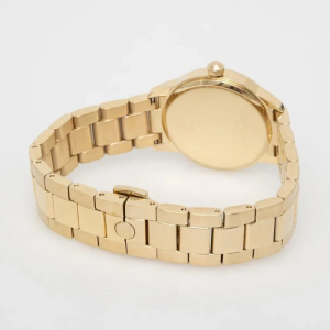Tory Burch Women’s Quartz Gold Stainless Steel Cream Dial 32mm Watch TBW1300