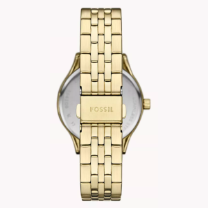 Fossil Women’s Quartz Gold Stainless Steel Silver Dial 35mm Watch BQ2899WSET (Without Tag) - Image 3