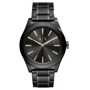 Armani Exchange Men’s Quartz Black Stainless Steel Black Dial 44mm Watch AX7102