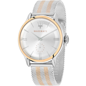 Maserati Men’s Quartz Two-Tone Stainless Steel Silver Dial 42mm Watch R8853118005