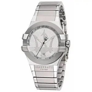 Maserati Men’s Quartz Silver Stainless Steel Silver Dial 42mm Watch R8853108002
