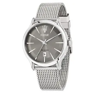 Maserati Men’s Quartz Silver Stainless Steel Gray Dial 42mm Watch R8853118002