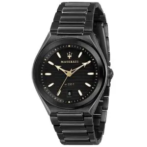 Maserati Men’s Quartz Black Stainless Steel Black Dial 40mm Watch R8853139004