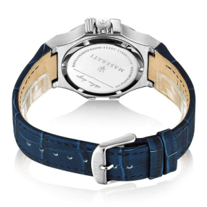 Maserati Men’s Quartz Brown Leather Strap Black Dial 42mm Watch R8851108015