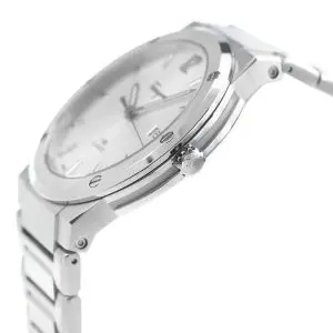 Ferragamo Men’s Swiss Made Quartz Silver Stainless Steel Silver Sunray Dial 41mm Watch SFDT02223