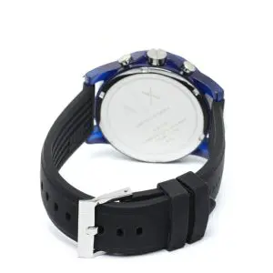 Armani Exchange Men’s Quartz Black Silicone Strap Black Dial 44mm Watch AX1339 - Image 3