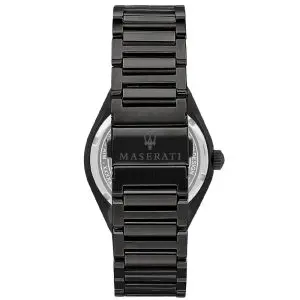 Maserati Men’s Quartz Black Stainless Steel Black Dial 40mm Watch R8853139004