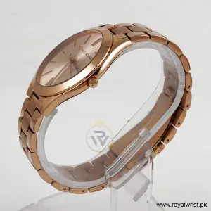 Alternative view of Michael Kors Women’s Quartz Stainless Steel Rose Gold Dial 42mm Watch MK3197 (Like New)