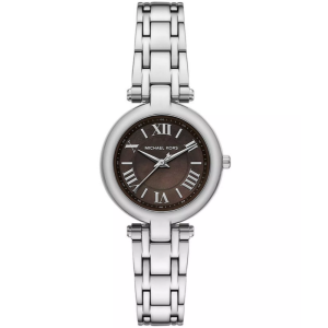 Michael Kors Women’s Quartz Silver Stainless Steel Grey Mink Dial 30mm Watch MK4894