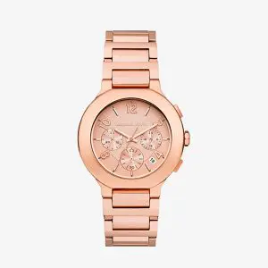 Michael Kors Women’s Quartz Rose Gold Stainless Steel Rose Gold Dial 40mm Watch MK7521