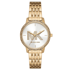 Michael Kors Women’s Quartz Gold Stainless Steel White Dial 41mm Watch MK1051