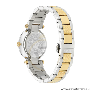 Versace Women’s Quartz Swiss Made Two-tone Stainless Steel Green Dial 35mm Watch VE8B00524
