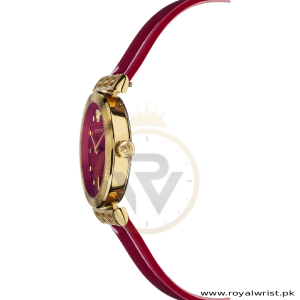 Alternative view of Versace Women’s Quartz Swiss Made Red Leather Strap Red Dial 34mm Watch VELW00320