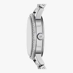 Michael Kors Women’s Quartz Silver Stainless Steel Silver Dial 26mm Watch MKO1171