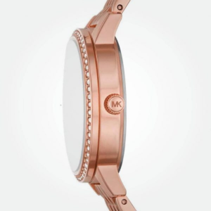 Michael Kors Women’s Quartz Rose Gold Stainless Steel Silver Dial 35mm Watch MK1052
