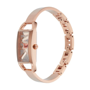 Michael Kors Women’s Quartz Rose Gold Stainless Steel Rose Gold Dial 20mm Watch MK4858
