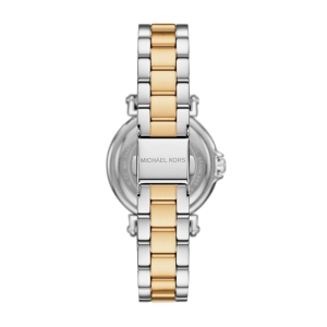 Michael Kors Women’s Quartz Two-Tone Stainless Steel White Dial 33mm Watch MK7492