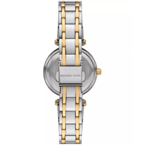 Michael Kors Women’s Quartz Two-Tone Stainless Steel White Mother Of Pearl Dial 30mm Watch MK4895