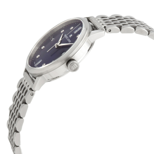 Maurice Lacroix Men’s Quartz Swiss Made Silver Stainless Steel Blue Dial 30mm Watch EL1094-SS002-450-1