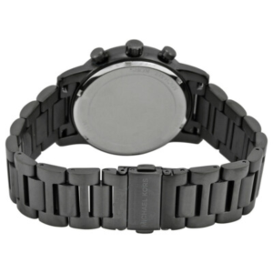 Michael Kors Men’s Chronograph Quartz Grey Stainless Steel Blue Dial 44mm Watch MK8371 (Without Tag)