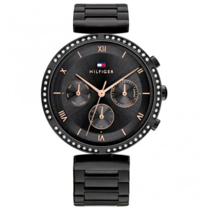 Tommy Hilfiger Women’s Quartz Black Stainless Steel Black Dial 34mm Watch 1782390
